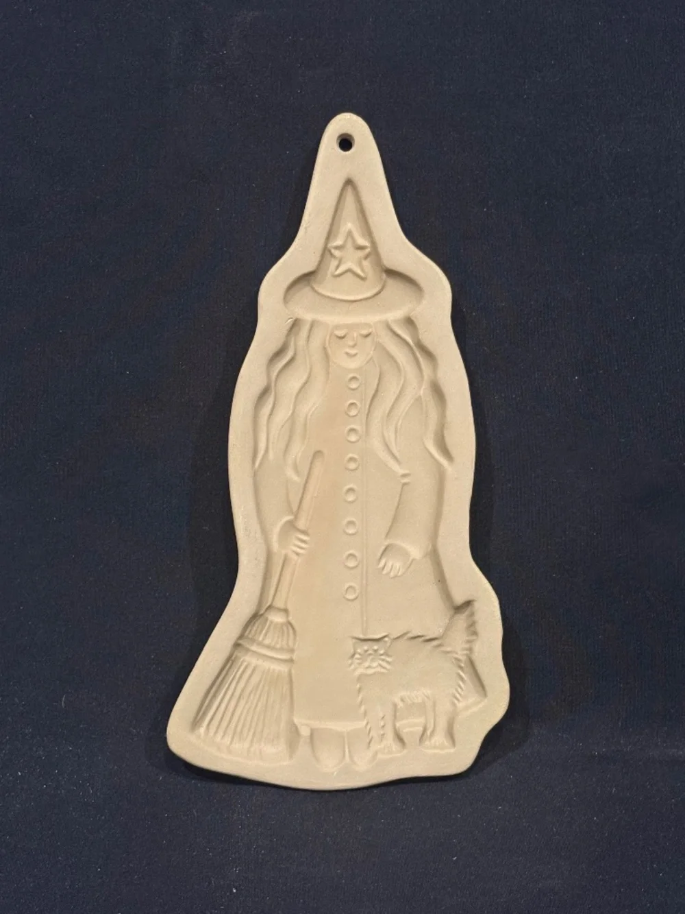 1988 Witchy Witch & Cat Brown Bag Cookie Art Mold